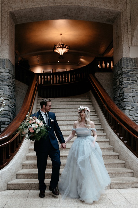 Liz + Kanan  Tulle wedding dress by Anna Skoblikova
