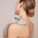 Кружевные перчатки мятного цвета  Anna Skoblikova  0239 | Photo 1