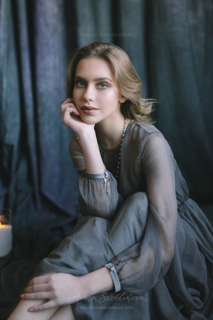Роскошное свадебное платье из натурального шелка Anna Skoblikova : Photo 1