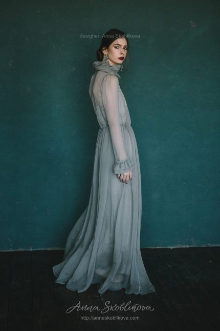 Зелёное свадебное платье в стиле vintage Anna Skoblikova 0126 | Photo 5