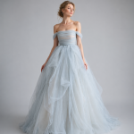 Cеро-голубое Свадебное Платье - Orfey gown