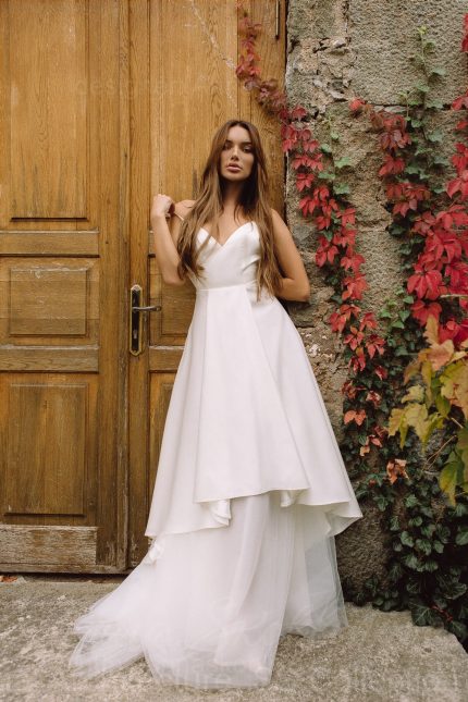 Свадебное платье с вырезом лодочкой - Elena  Anna Skoblikova  0193 | Photo 1