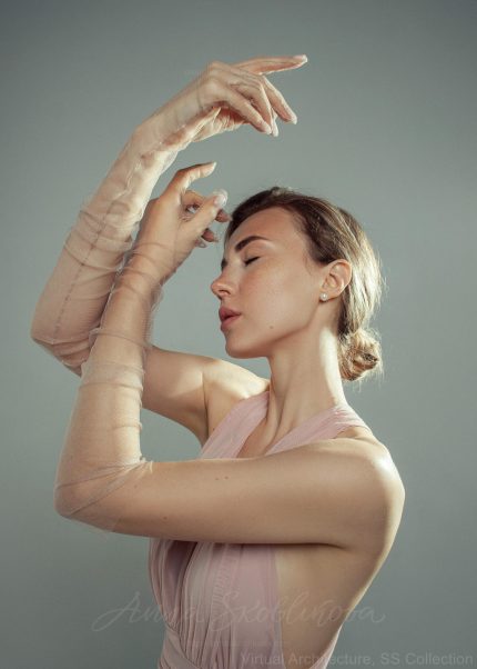 Высокие перчатки из итальянской шелковой сеточки  Anna Skoblikova  0241 | Photo 1